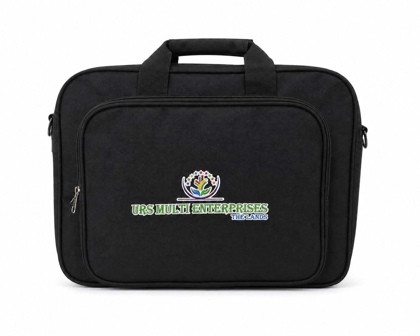 Branded Laptop Briefcase (Custom Logo) — Laptop Bags from Design Bags, front view