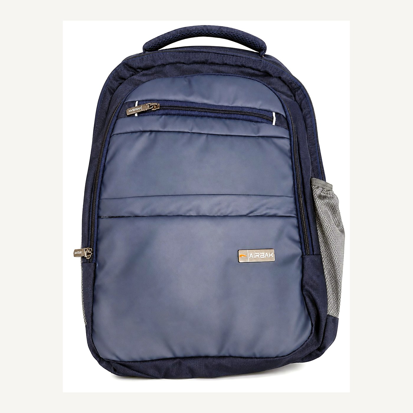 Airbak Navy Business Laptop Backpack — Laptop Bags from Design Bags, front view