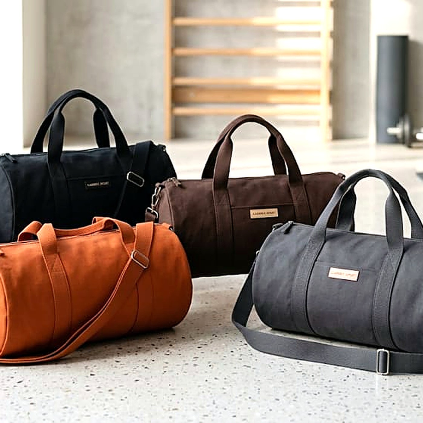 Canvas Gym Duffel (4 Colours) — Travel Bags from Design Bags, front view