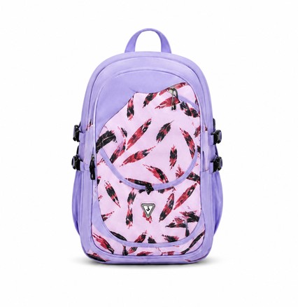 Printed Kids School Backpack — School Bags from Design Bags, front view