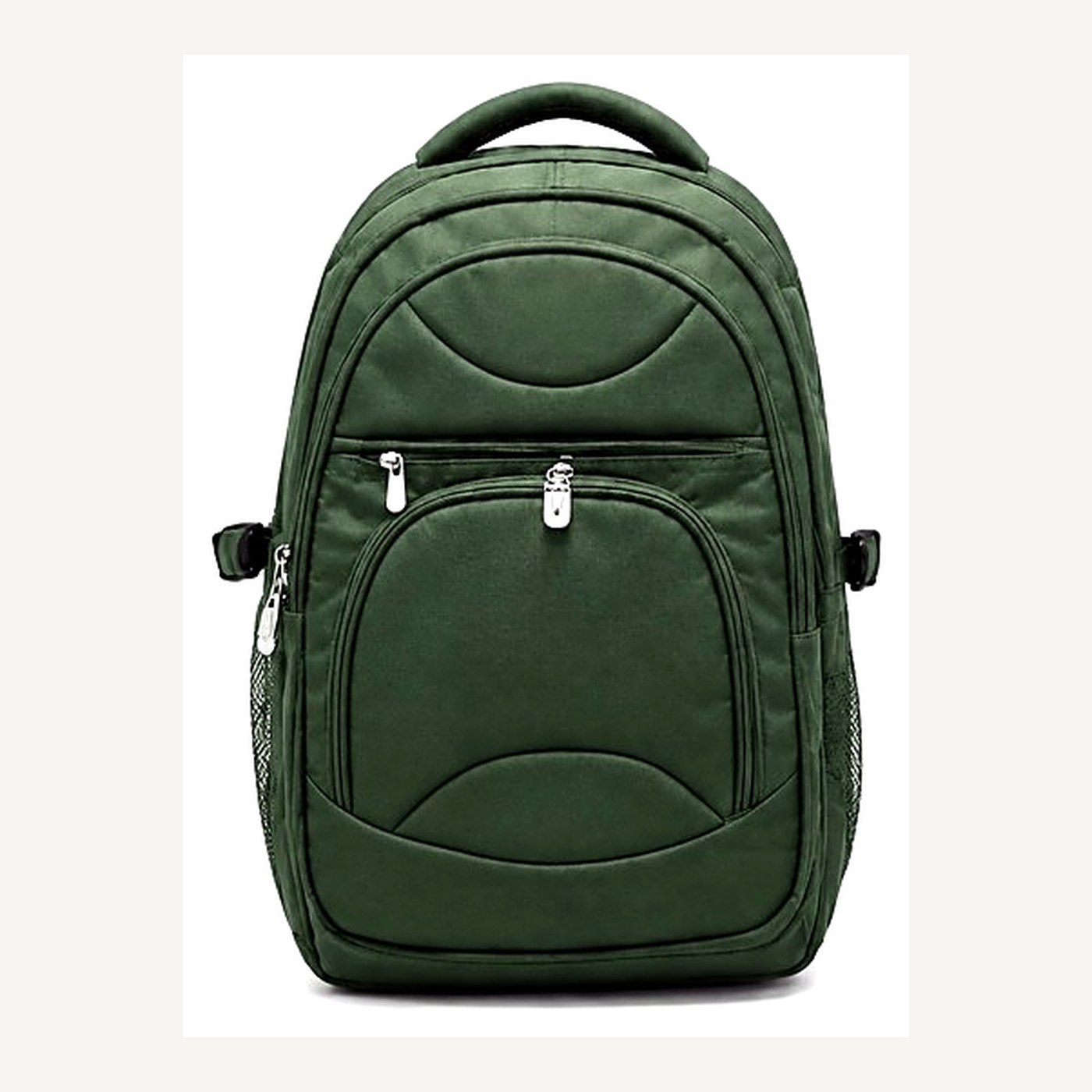 Olive Sports Backpack — College Bags from Design Bags, front view