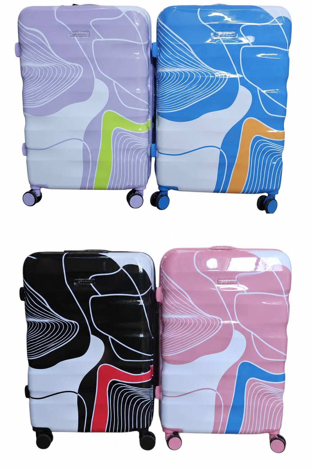 Printed 8-Wheel Spinner Trolley (22" & 26") — Trolleys from Design Bags, front view