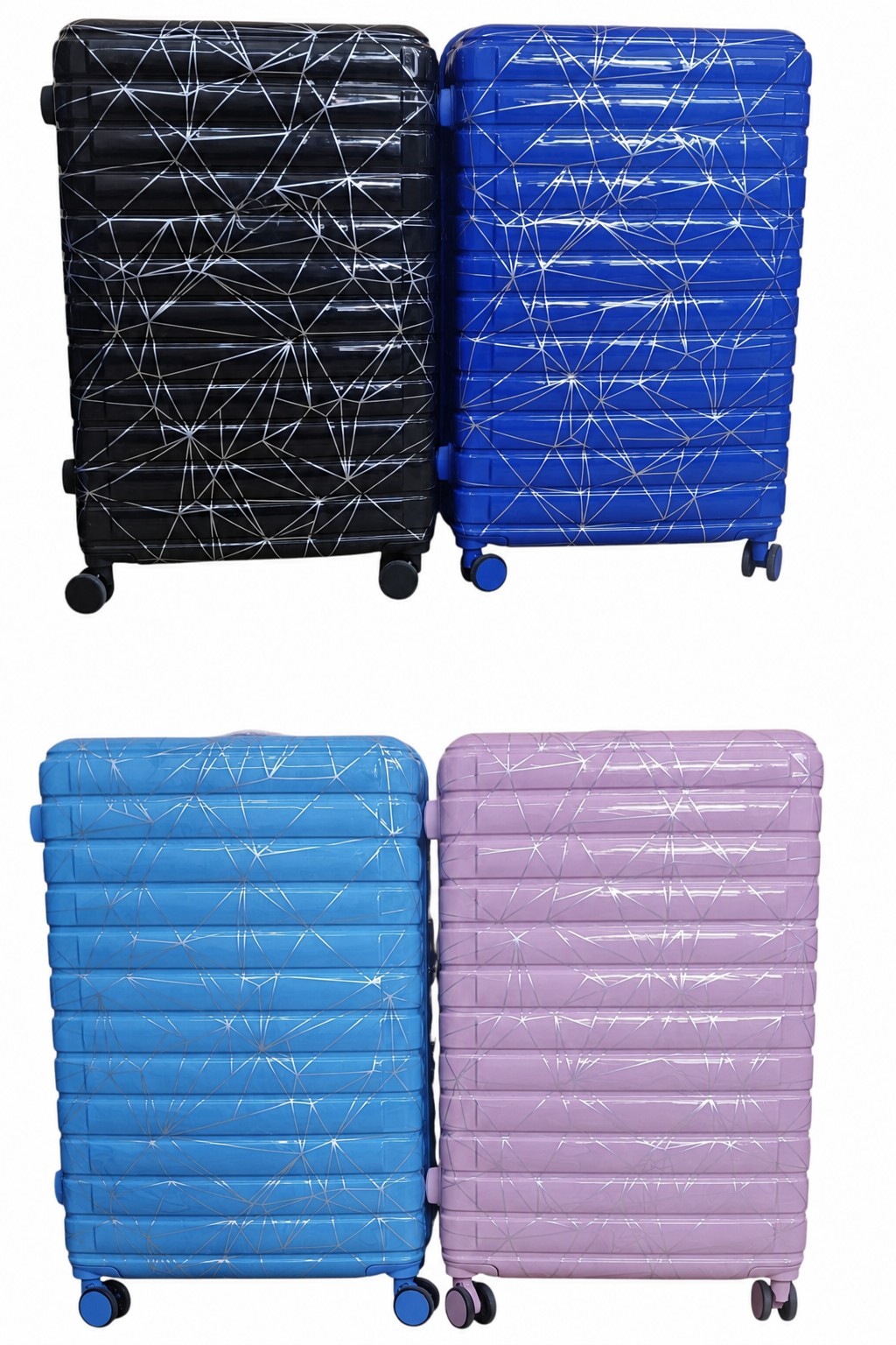 Printed Hard-Shell Spinner Trolley (21", 25", 29") — Trolleys from Design Bags, front view